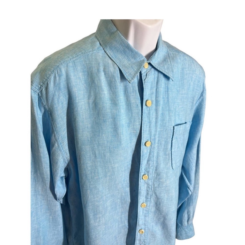 Beautiful Tommy Bahama linen shirt size L in EUC